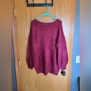 Cozy Burgundy Sweater
